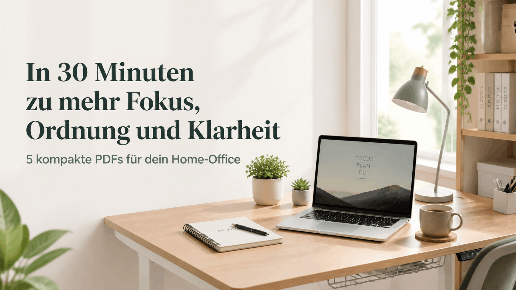 Home-Office Bundle – In 30 Minuten zu mehr Fokus, Ordnung und Klarheit
