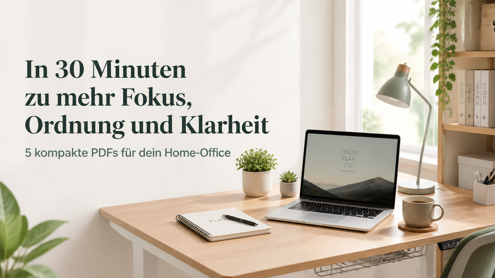 Home-Office Bundle – In 30 Minuten zu mehr Fokus, Ordnung und Klarheit