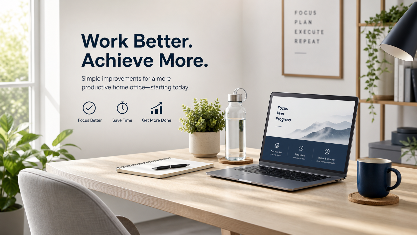 Home-Office optimieren: 10 schnelle Verbesserungen für mehr Fokus